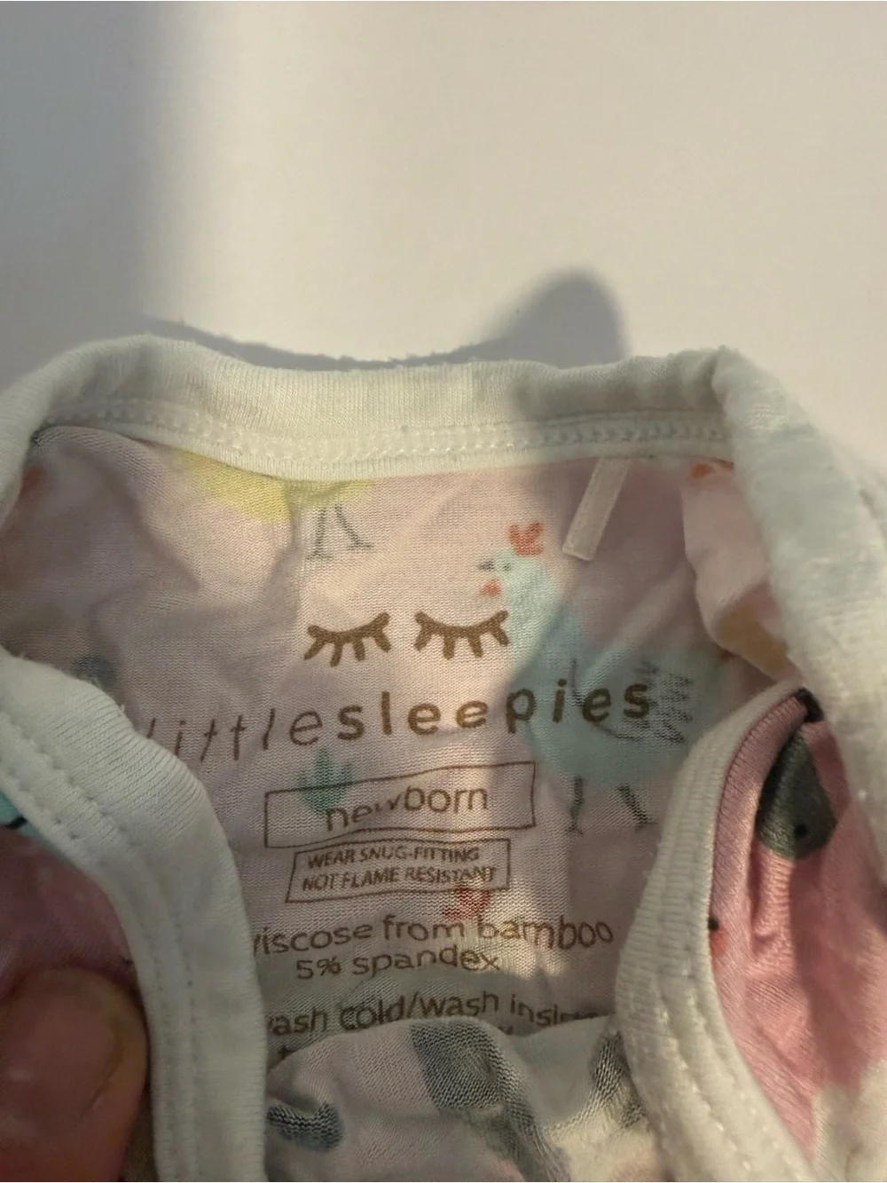 Little Sleepies Pink Farm Animal Sleep Gown - bamboo Pajamas